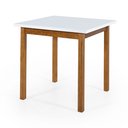 Ver imagem 2 de Mesa para Sala de Jantar Pequena Tampo em Mdf Robusto:branco