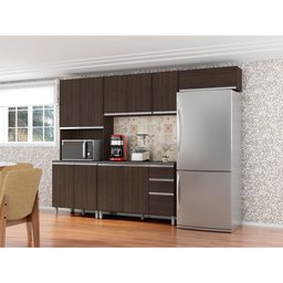 Armário Aéreo Evidence 3 Portas 120cm Com Prateleira Poliman Móveis - 2