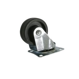 Kit de 4 Rodízios Giratórios Aço e Pvc 30mm Rodinhas Móveis 10kg - 3