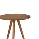 Ver imagem 2 de Mesa de Apoio Pequena Tripé Pé Palito Hannover - Imbuia Glazer