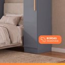 Ver imagem 7 de Guarda Roupas Modulado Closet de Canto Quarto Completo 7 Portas Espaço Cama Solteiro 0,88m Madrid