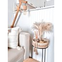 Ver imagem 3 de Painel Ripado Versátil Modular: Kit 06 Unid. 90x27cm Larg. (1,45m²) Talatto Painéis Branco Tx