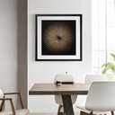 Ver imagem 3 de Kit 2 Quadros 50cm X 50cm Explosão Geométrica Tropical Artes 