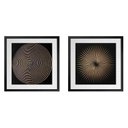 Ver imagem 1 de Kit 2 Quadros 50cm X 50cm Explosão Geométrica Tropical Artes 