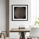 Ver imagem 2 de Kit 2 Quadros 50cm X 50cm Explosão Geométrica Tropical Artes 