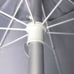 Kit Praia Guarda-Sol Articulado Diâmetro 2,0M com Base e Cadeira 5 Posições - 5