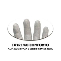 KIT 3 PARES LUVA ULTRA TECH CUT5 PU PUC 9-G - 4