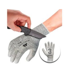 KIT 3 PARES LUVA ULTRA TECH CUT5 PU PUC 9-G - 2