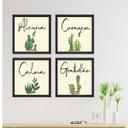 Ver imagem 1 de Quadro Decorativo com Moldura Flor Gratidão OFERTA