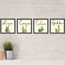 Ver imagem 2 de Quadro Decorativo com Moldura Flor Gratidão OFERTA