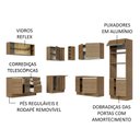 Ver imagem 5 de Armário de Cozinha Completa de Canto 459cm Rustic Glamy Madesa 01
