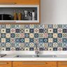 Papel de Parede Adesivo Auto Colante 10 Metros Azulejo - 3