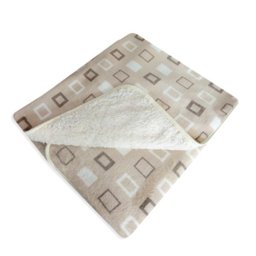 Cobertor com Sherpa Microfibra Enxoval Infantil - Cubos - 3