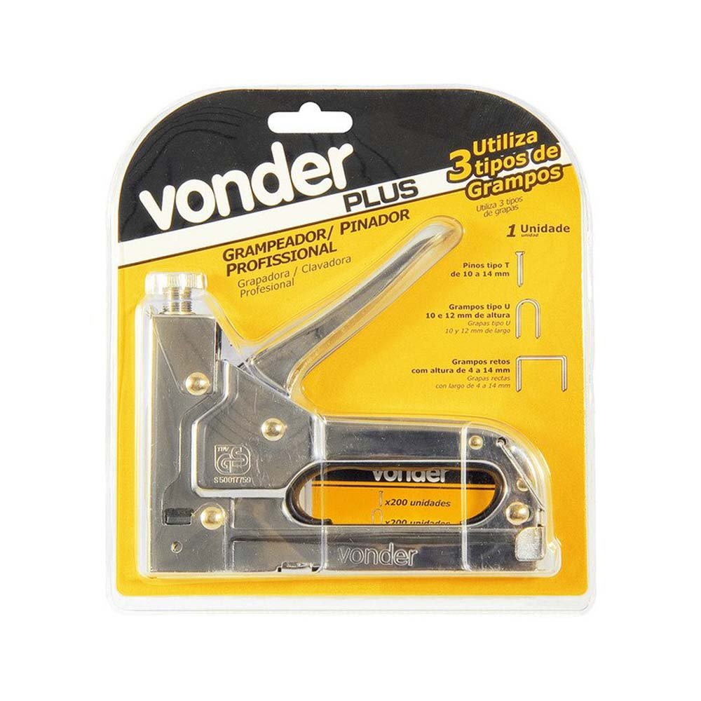 Grampeador Pinador Plus Vonder 28.98.200.000 - 1