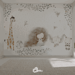 Painel Safari Aquarela-md16 - 1