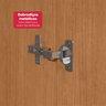 Guarda-roupa Casal Easy Slim 8 Portas Amendoa Clean/off White - 6