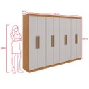 Ver imagem 4 de Guarda-Roupa Casal 8 Portas Easy Slim
