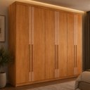 Ver imagem 1 de Guarda-Roupa Casal 100% MDF com 6 Portas e 6 Gavetas 273cm Multimóveis CR35512 Madeirado