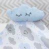 Naninha com Porta Chupeta Nanna Baby - Nuvem Azul - 2