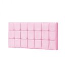 Ver imagem 2 de Painel Estofada Espanha 195CM King Strass Suede Rosa - D A DECOR