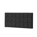 Ver imagem 1 de Painel Estofada Espanha 195CM King Strass Suede Preto - D A DECOR