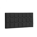 Ver imagem 2 de Painel Estofada Espanha 195CM King Strass Suede Preto - D A DECOR