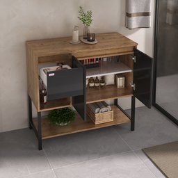 Conjunto para Banheiro Apollo 90 Pés- Fabribam Gabinetes - 4
