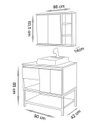 Ver imagem 3 de Conjunto para Banheiro Apollo 90 Pés- Fabribam Gabinetes