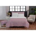 Ver imagem 4 de Kit Edredom 200 Fios Italiano 100% Algodão 6 Peças Dupla Face Casal Queen Casa Dona Rosa Off White