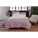 Ver imagem 1 de Kit Edredom 200 Fios Italiano 100% Algodão 6 Peças Dupla Face Casal Queen Casa Dona Rosa Off White