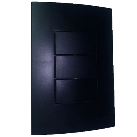 Conjunto 4x2 Linha Ebony Clean Acetinado
