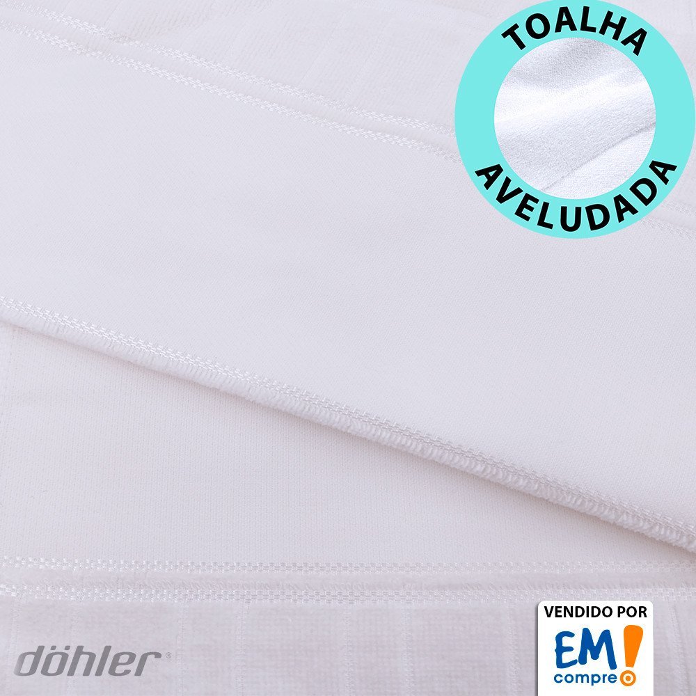 Jogo de Toalha 3 Peças Banho Aveludado para Bordar - Artesanalle Dohler - Emcompre - 6