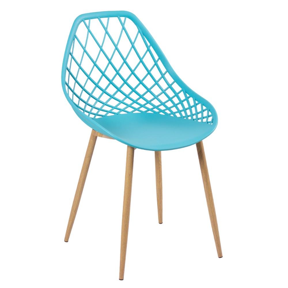 Kit 2 Cadeiras Clarice - Cleo - Azul Tiffany - 2