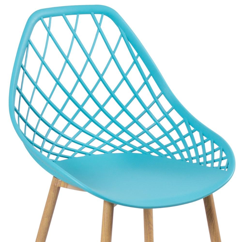 Kit 2 Cadeiras Clarice - Cleo - Azul Tiffany - 5