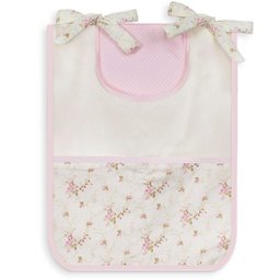 Porta Trecos Bebê Individual 100% Alg. Nanna Baby - Floral Rosa - 1