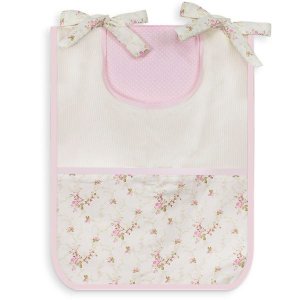Porta Trecos Bebê Individual 100% Alg. Nanna Baby - Floral Rosa