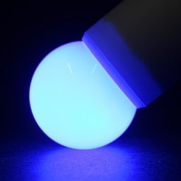 Lâmpada Led 3w Bolinha Azul E27 Irc 80 Ang 160º Fp >0.5 110v Marca Hitec - 4