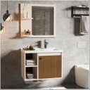 Ver imagem 3 de Gabinete Organizador P/ Banheiro C/prateleiras e Espelho Mdf