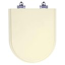 Ver imagem 1 de Tampa de Vaso Sanitário com Amortecedor Oxford Creme (Bege) para bacia Deca