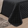 Kit Colcha Stillo Cobre Leito Queen Dupla Face 3 Peças Preto e Bege Casa Dona - 4