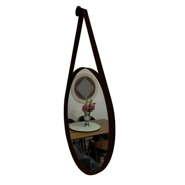 Espelho Redondo Adnet Decorativo com Alça 50cm Completo - 2