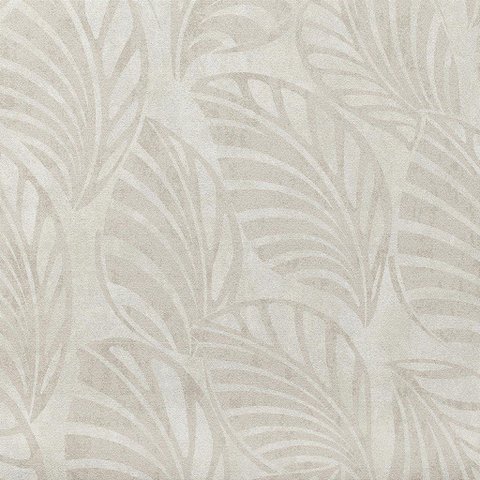 Papel de Parede Folhagem Bege Sala Jantar 30m + Cola