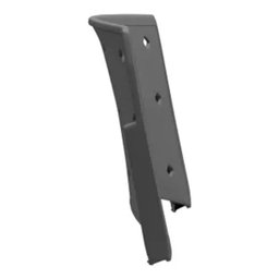 Encosto Secretária Plástico Preto Cadeira Iso Empilhavel - 3