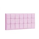 Ver imagem 2 de Painel Estofada Espanha 100CM Solteiro Strass Suede Rosa - D A DECOR