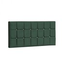 Ver imagem 1 de Painel Estofada Espanha 195CM King Strass Suede Verde - D A DECOR