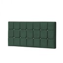 Ver imagem 2 de Painel Estofada Espanha 195CM King Strass Suede Verde - D A DECOR