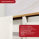 Ver imagem 6 de Cozinha Completa 6 Peças 100% MDF com Cristaleira e Torre Quente 2 Fornos Fineze