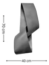 Ver imagem 2 de Decoração Escultura de Parede de Metal Exclusivo no Brasil Home Decor Grafite