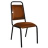 Cadeira Empilhável para Hotelaria Linha Hotel Fremont Marrom - 1