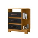 Ver imagem 2 de Cômoda 72cm 3 Gavetas com Puxadores - Ssx Multicoisas